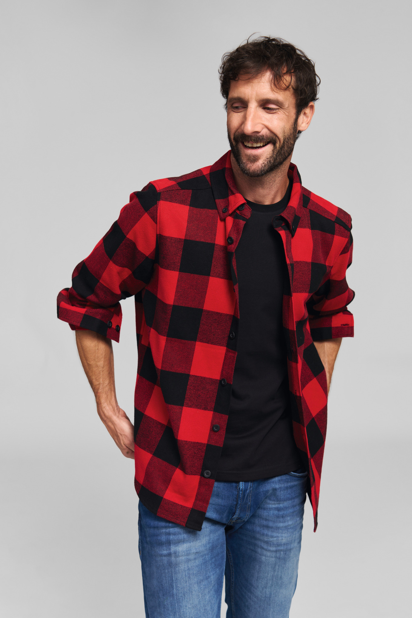 Hemd PLAID RED BLACK