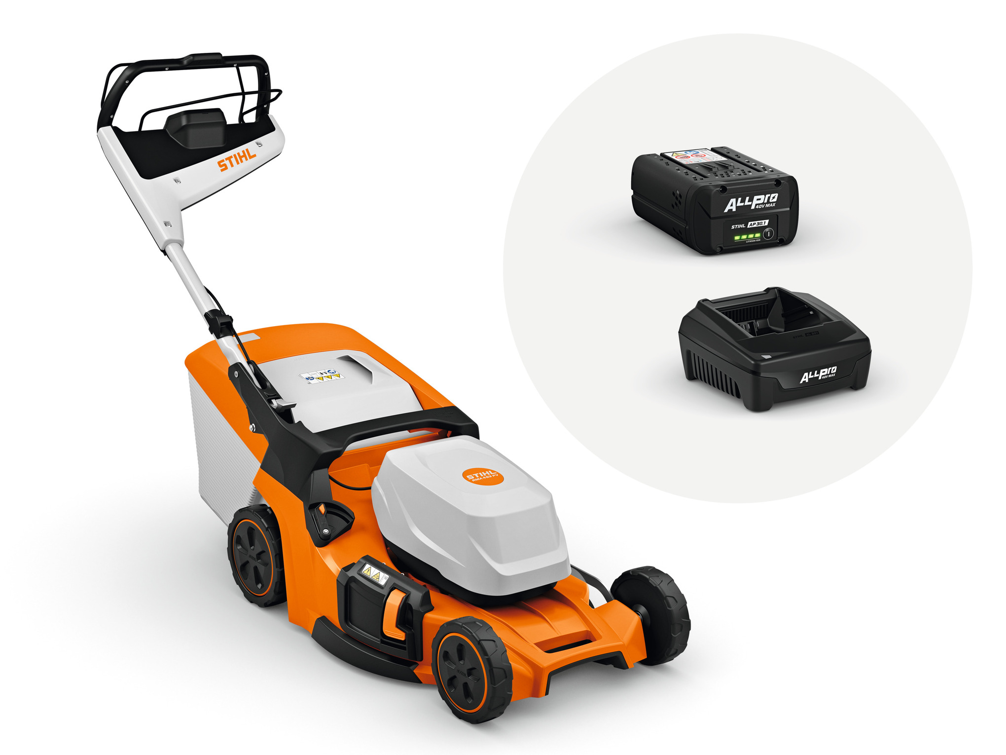 RMA 453 PV mit Akku AP 30.1 und Ladegerät AL 301.1