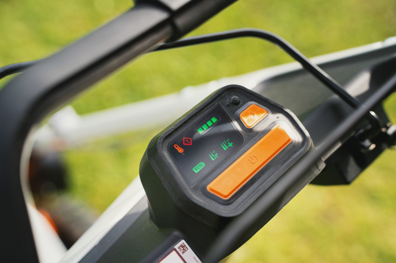 Nahaufnahme des Displays des Monokomfortlenkers