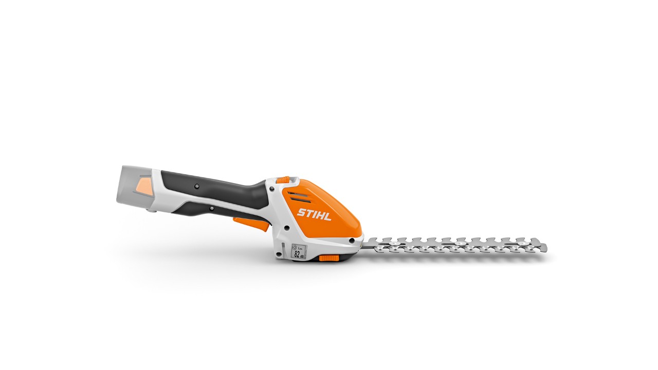 STIHL Akku-Heckenschere HSA 26 für hohe Hecken, Sträucher, Büsche, bodennahe Gewächse in Kleingärten.
