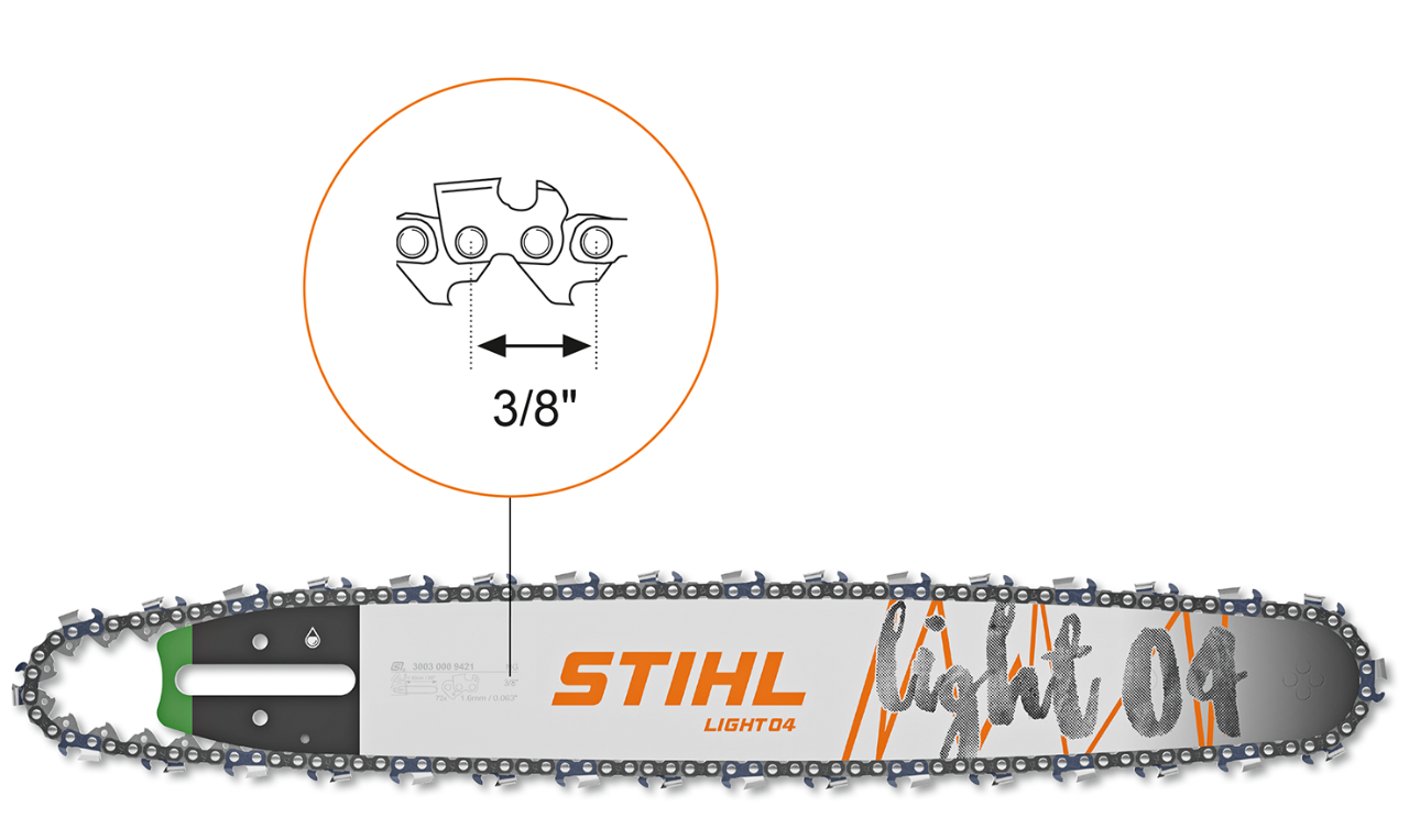Chain pitch