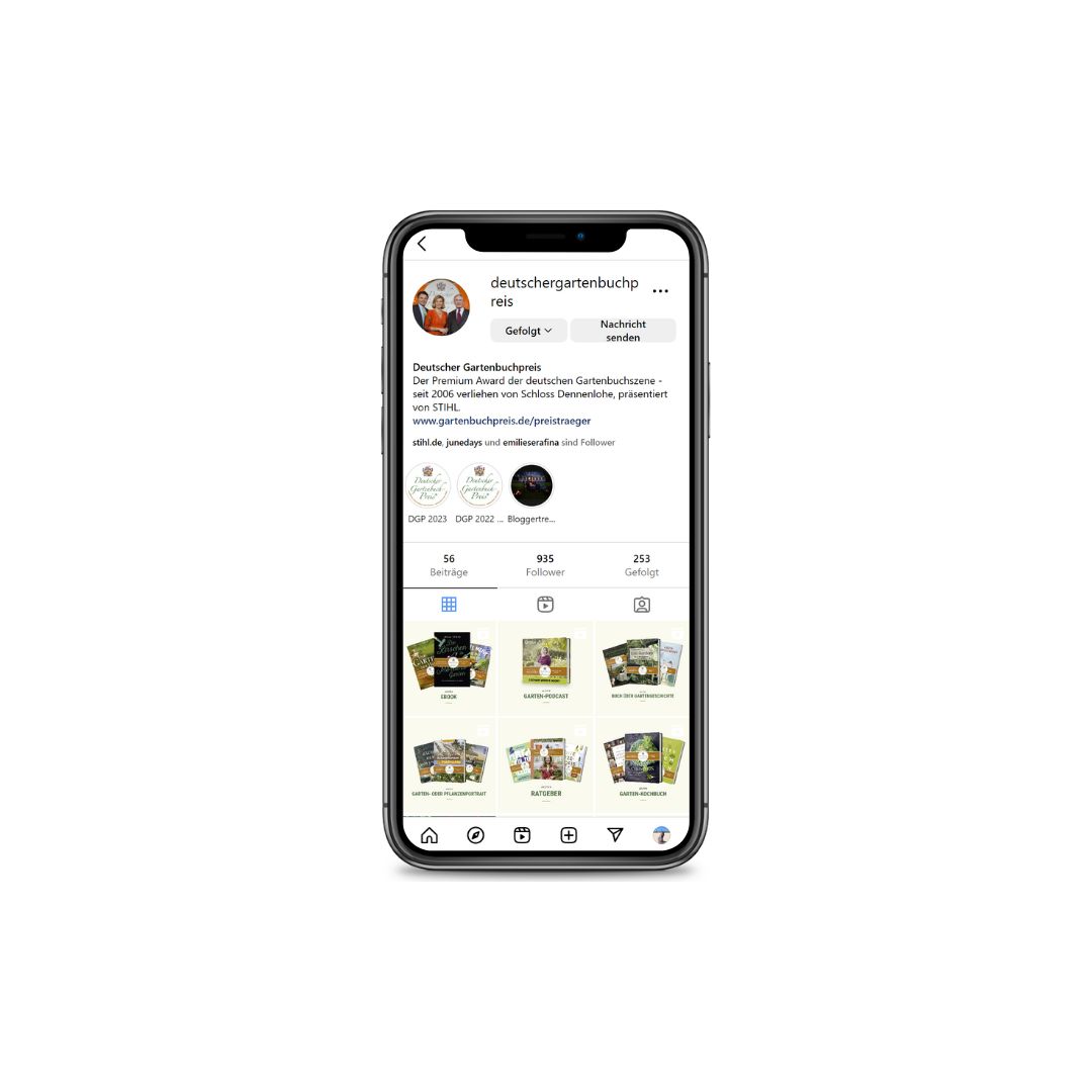 Deutscher Gartenbuchpreis Instagram Feed